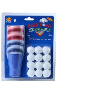 China Outdoor Light Weight 24 Beer Ping Pong Game Mug Leisure Game Beer Ping Pong Cup Song Mug for sale