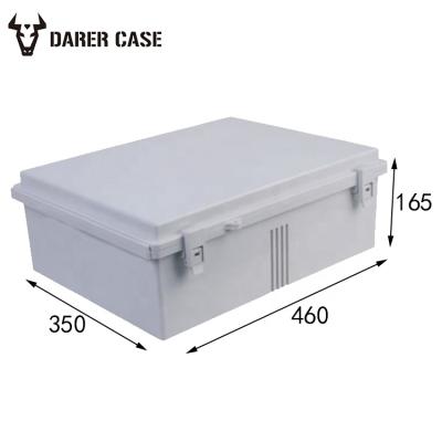 China DE316 460*350*165mm ABS/PC Outdoor NEMA 4 Plastic Waterproof Enclosure 460mm for sale