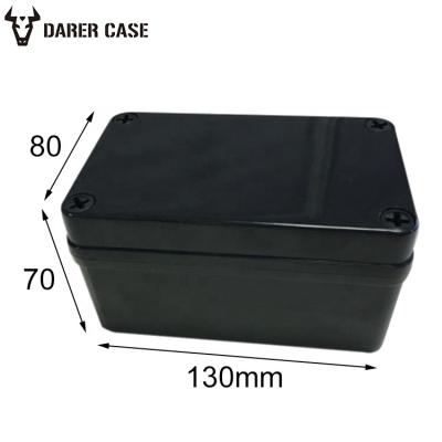 China DE046 130*80*70mm Outdoor Black Waterproof Plastic Box Fencing for sale