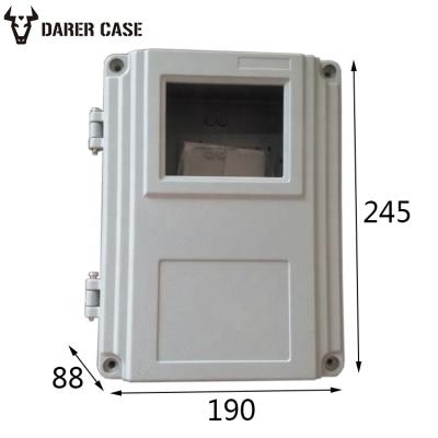 China Custom Aluminum Metal DAW118 245*190*88mm Waterproof Aluminum Enclosure For Electronics for sale