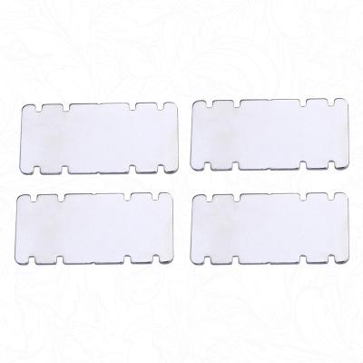 China Metal aluminum alloy special-shaped connector thickened 1.5mm round hardware accessories picture frame interface fixed piece for sale