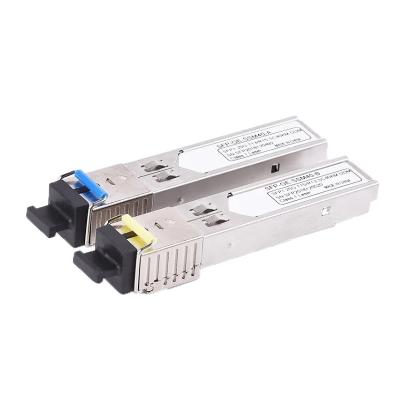 China Strong stability and efficient transmission 1.25Gbps Optical Transceiver Module Tx1550Rx1310nm 40km LC SFP Module for sale