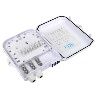 China FTTH FTTB FTTX Solution FDB NAP box fiber Termination Box 8ports Fiber Optic Distribution box for sale