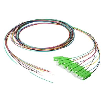 China FTTH FTTxFTTB Network 12 Cores Sc apc Fiber Optic Fan-out Fiber Optic Pigtail for sale