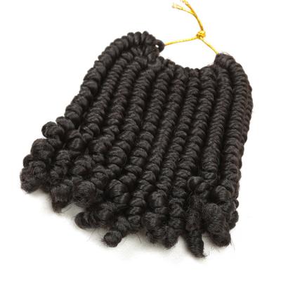 China Pre twisted spring twists crochet hair braids 6inch short pre twisted spring twist crochet hair Pre-twisted spring passion twist crochet braids for sale