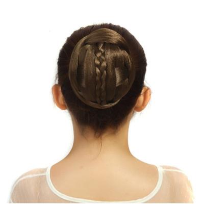 China Wholesale Braided Hair Bun Hair Extensions Ballet Bun Clip In Bun Braided Wig Hair Bridal Hair Styling Accessory for sale