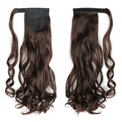 China Clip in Ponytail Long Hair Ponytail Claw Synthetic Hair Extensions Thick Wavy Hair Clip in Ponytails for sale