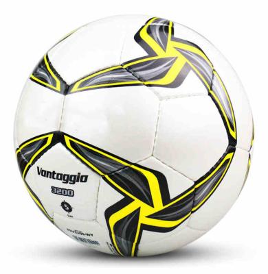 China Futbol Durable Glossy PU Material Soccer Ball Branded Design And Logo Standard Size 5 Ball For Training for sale