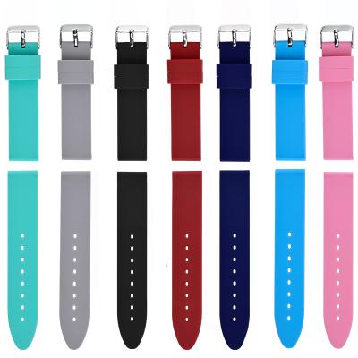 China Short Rubber Watchbands Shenzhen Interchangeable Stainless Steel 22mm for sale