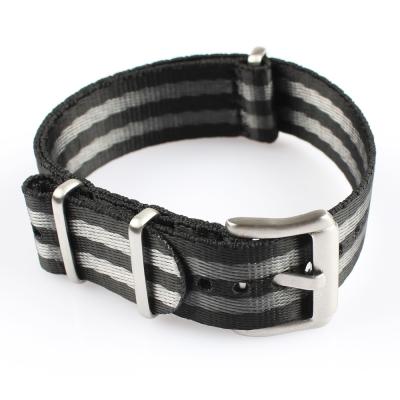 China Fabric 18mm 20mm 22mm NATO Seat Belt Printing Watch Band Nylon Strap 24mm for sale