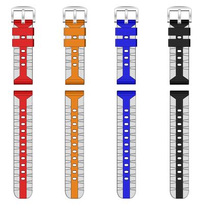 China Fashion. Luxury Silicone Strap Band Sport Watch Band 22mm Silicone Replaceable Watch Straps for sale