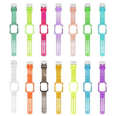 China Wholesale Rubber Smart Rubber Watchband Rubber TPU Watch Strap Watchband Rubber Watchband for sale