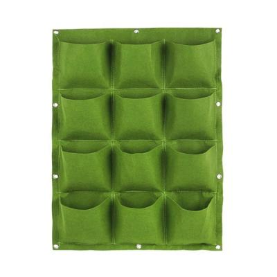 China Eco-friendly Recycle Wall Mounted Flower Pot Planting Multilayer Three-Dimensional Greening Bag Vertical Can Be Customized for sale