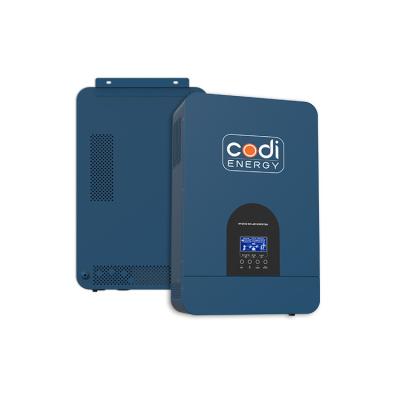 China Codi Energy 3.5kva 5.5kva Mppt 500vdc Pv Input 230v 48v 3.5kw 5kw Off Grid Hybrid Solar Inverter 472*297*129mm for sale