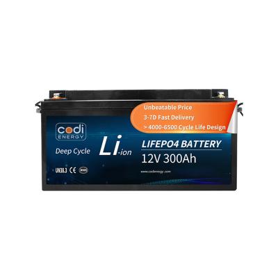 China Codi Energy 24v 100ah 2.4kwh Lifepo4 Lithium Iron Battery Pack Deep Cycle Times Battery Lifepo4 24v For Solar Energy System 490*171*240mm for sale