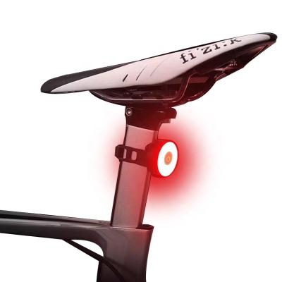 China USB Mini Plastic Bike LED Tail Light MTB Helmet Backpack Night Lamp Rechargeable Bicycle Rear Light Cycling Warning Lights for sale