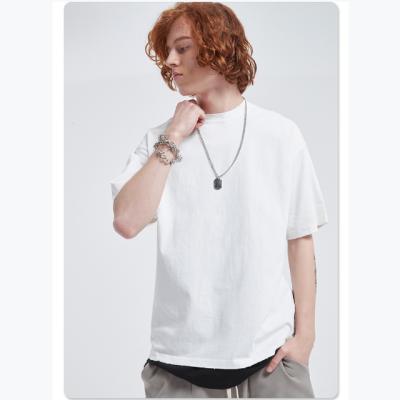 China Wholesale Blank Version Anti Pilling Mens T Shirts Latest Fashion 100% Cotton Short Sleeve Shirts For Streetwear Blank Tee Shirt Cheap for sale