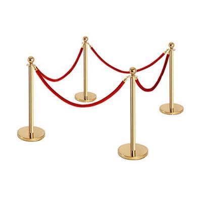 China 201# Stainless Steel Red Carpet Event Party Awards Night Rope Support Barrier and Rope Set for sale