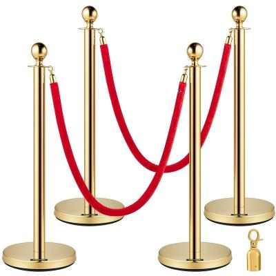 China 201# Stainless Steel Crowd Control Support Queue Wholesale Mail Rope Promotional Fence Barrier For Concert for sale