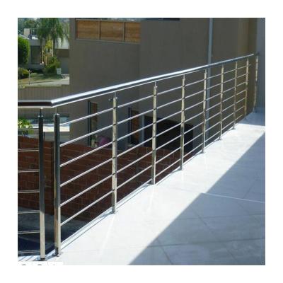 China Modern Modern 304 Stainless Steel Solid Rod Balustrade / Balcony Bar Railing Balustrade for sale