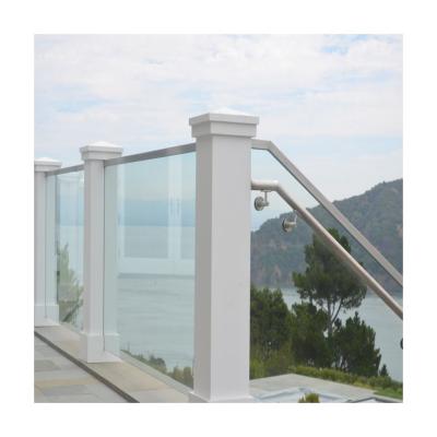 China Modern aluminum glass railing frameless glass u channel channel base U channel base glass balustrade for sale