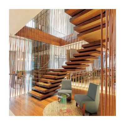 China Modern Design China Staircase Modern Outdoor Indoor Staircase Internal Floating Staircase for sale