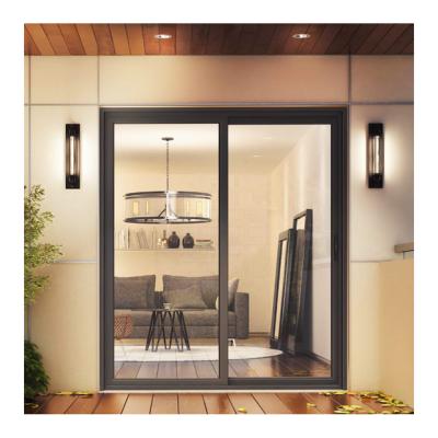 China exterior sound insulation windows and doors safety patio door aluminum glass sliding door for sale