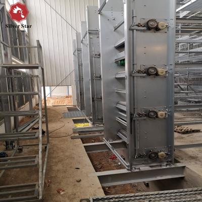 China Fully Automatic Chicken Cage Manufacturer / H Layer Chicken Factory Design H Type Automatic Chicken Cage Cage for sale