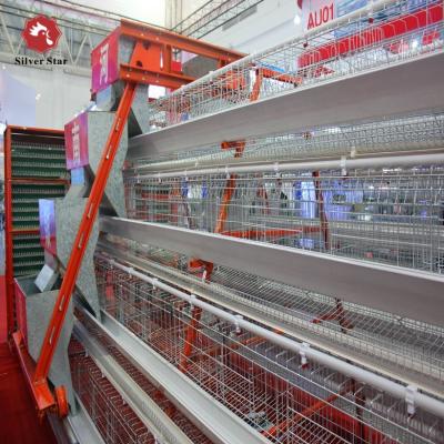 China Automatic Chicken Cage Equipment A Type And H Type Automatic Chicken Layer Cage Design for sale