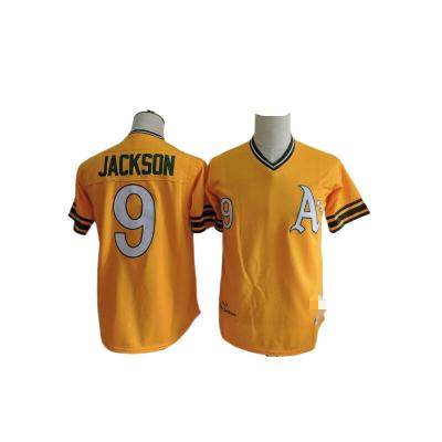 China Anti-Bacterial Cheap Discount Oakland Baseball Shirts Athletic 33 CANSECO 24 HENDERSON Strech uniform Gray/White/Green Baseball Jersey for sale