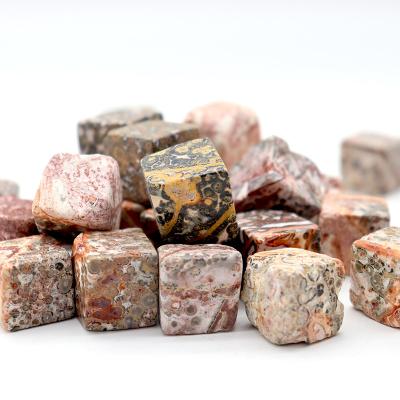 China China leopard skin jasper colored natural stone cube for sale for sale