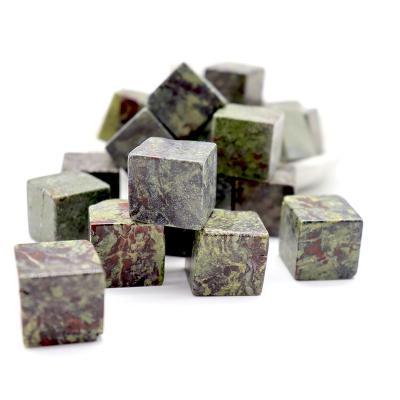 China China Dragon's Blood Perfect Natural Stone Cut Cube for Collection and Decoration for sale