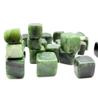 China Wholesale Natural Healing Stones China Crystals Green Jade Cube For Healing for sale