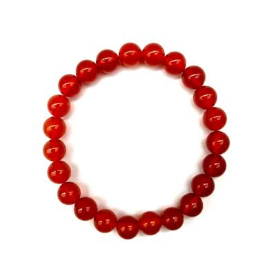 China China natural crystal carnelian curing 8mm carnelian beads bracelet for sale for sale