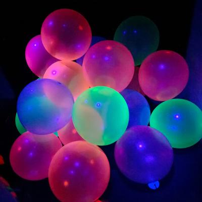 China New Glowing Party Balloon Decoration Neon Fluorescent Balloon Wedding Party Birthday Latex Balloon for sale