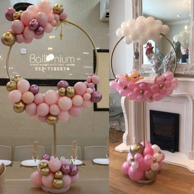 China Party Balloons Round Circle Stand Balloon Arch Balloons Ring Stand For Baby Shower Wedding Decoration for sale