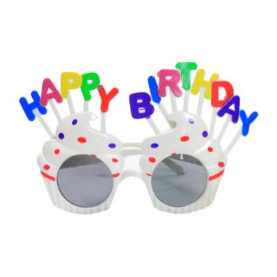 China Festival Decoration Happy Birthday Glass Photo Booth Props For Birthday Party Kids Glasses Party Supplies Gift Props for sale