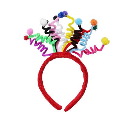 China Fashion Hair Band Halloween Cosplay Costume Birthday Party Gift Hair Band Christmas Props Adult Boy Girl Kids Spring Headband for sale