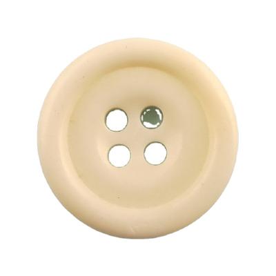 China White Dry Cleaning 24L And 32L 4 Hole Horn Bone Button For Mens Suits for sale