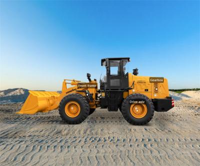 China Lonking CDM843 wheel loader 4ton with 2.3m3 bucket  Weichai WP6G175E22 engine en venta