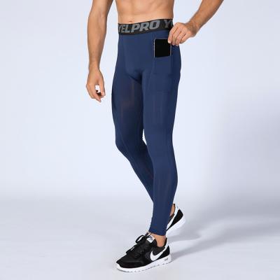 China White Breathable High Elastic Gym Tight Quick Dry Slim Workout Sports Compression Pants for sale