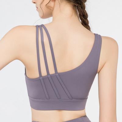 China Four Way Stretch Customization Design With Pads Running Sports Yoga Bra New Arrival Workout Crop Tops for sale