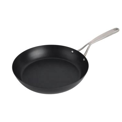 China Pre-sale Carbon Steel Cookware Sustainable Hot Frying Pan for sale