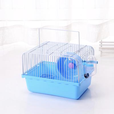 China Custom Fashion Pet Houses Small Plastic Animal Cage 2 Layer Luxury Hamster Cages Large House for sale