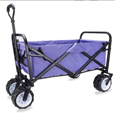 China Durable Factory Outlet Customized Folding High Quality Color Serving Beach Cart Outdoor Service Cart for sale