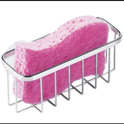 China Viable Dish Drainer Rack Sponge Holder Kitchen Sink Shelf Soap Sponge Drain Holder Liquid Rack for sale