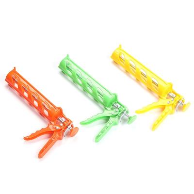 China Construction Building LIT TOOLS Caulking gun decorators caulk silicone sealant  plastic skeleton caulking gun for hand tools for sale