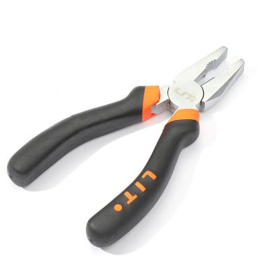 China Crimping LIT Insulated Terminal Crimping Tools Cable Pliers Wire Cut Pliers Carbon Soft Steel Imperial Surface Plastic Master Handle Grip for sale