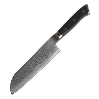 China NJF-057 Viable Factory Sells VG10 Damascus Steel Chef Santoku Knife for sale