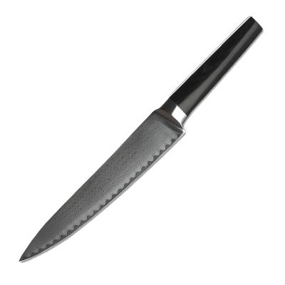 China Viable wave pattern of NJF-059 VG10 Damascus 8 inch carving knife for sale